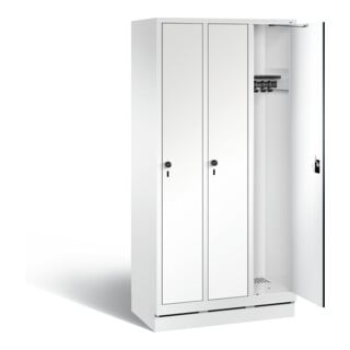 Armoire vestiaire C+P Evolo, H1800xL900xP500mm, 48020-30|S11033