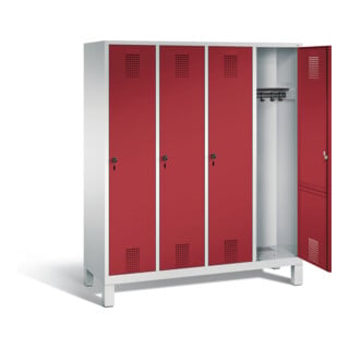 Armoire vestiaire C+P Evolo, H1850xL1590xP500mm, 48010-42|S10049