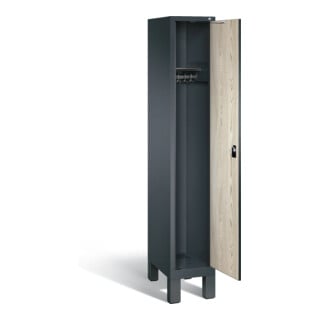 Armoire vestiaire C+P Evolo, H1850xL320xP500mm, 48010-10|S10158