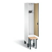 Armoire vestiaire C+P Evolo, H1850xL320xP815mm, 48030-10|S10091