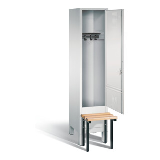 Armoire vestiaire C+P Evolo, H1850xL420xP815mm, 48030-12|S10017