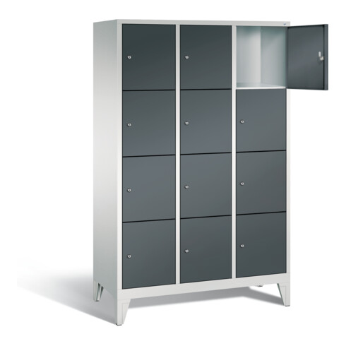 Armoire vestiaire C+P Classic, H1850xL1200xP500mm, 8010-324|S10156