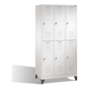 Vestiaire STIER à deux niveaux avec 3 compartiments 1800x900x500mm-1