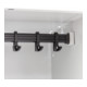 Armoire-vestiaire double étage à 3 compartiments STIER 1800x900x500mm sur socle-4