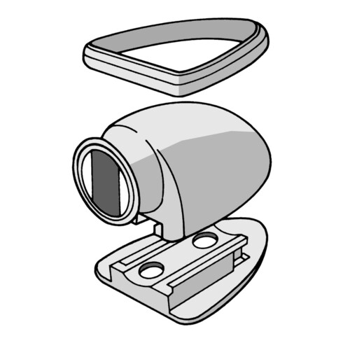 Arrêt de porte n° 116050 gris C 22-2 W