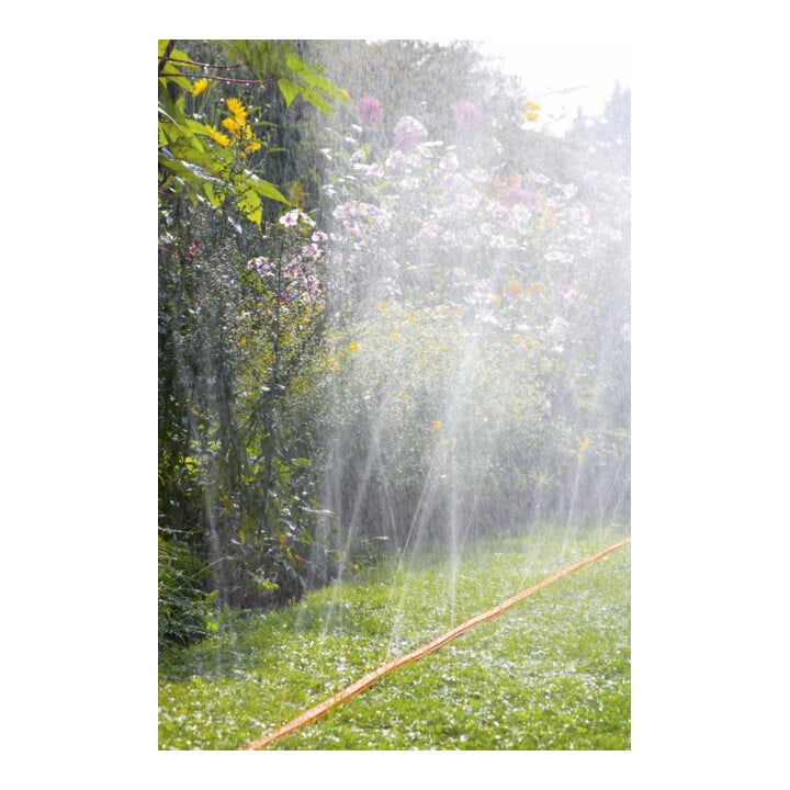 Arroseur à tuyau orange GARDENA, complet avec raccords, longueur 15 m