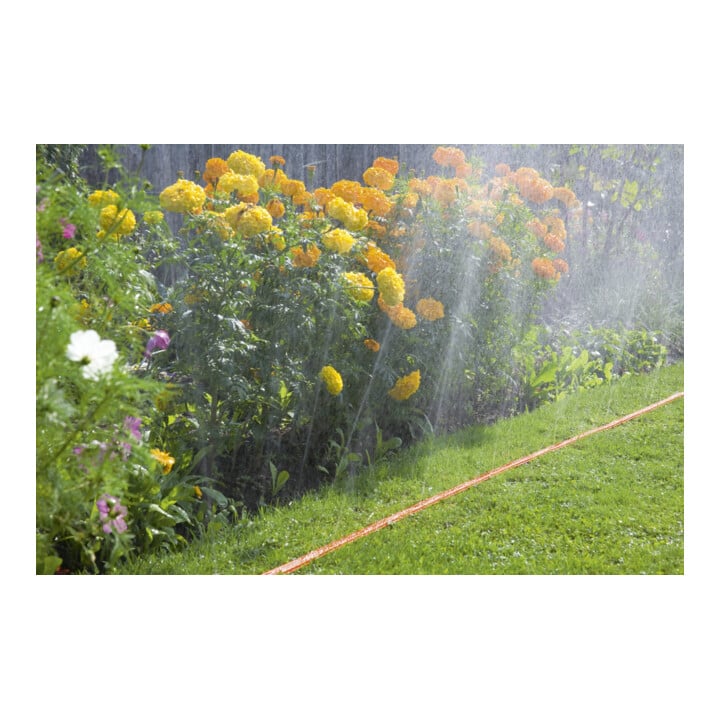 Arroseur à tuyau orange GARDENA, complet avec raccords, longueur 15 m