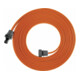 Arroseur à tuyau orange GARDENA, complet avec raccords, longueur 7,5 m-1