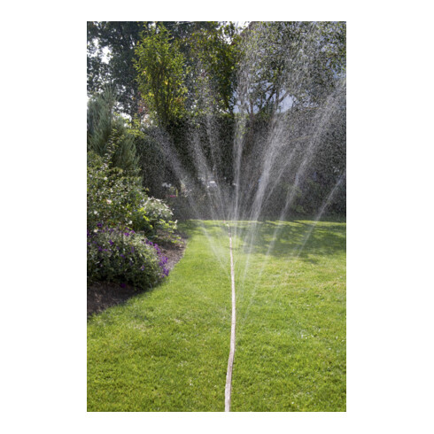 Arroseur à tuyau orange GARDENA, complet avec raccords, longueur 7,5 m