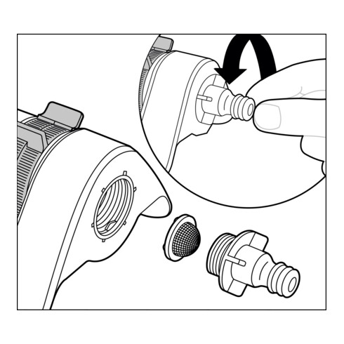 Arroseur carré Aqua M GARDENA