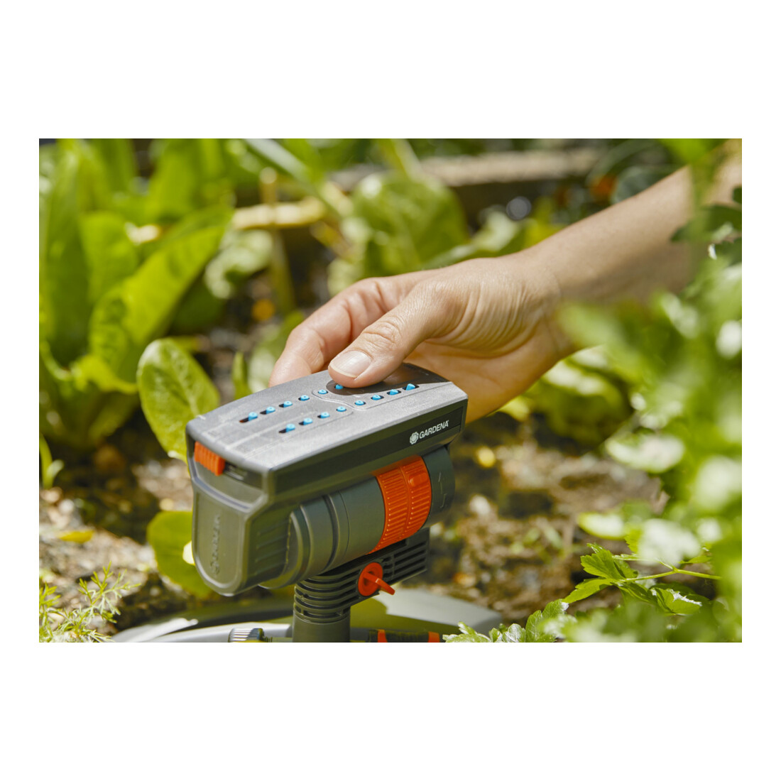 Arroseur carré AquaZoom compact GARDENA