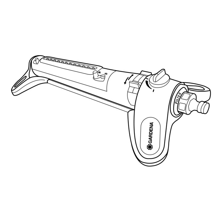 Arroseur carré AquaZoom S GARDENA
