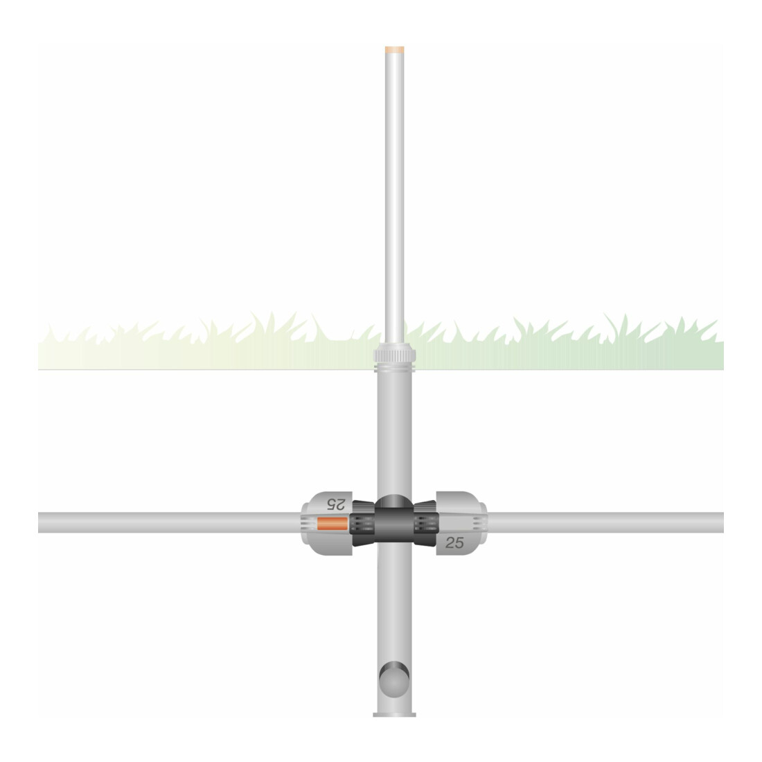 Arroseur escamotable S 80/300 GARDENA