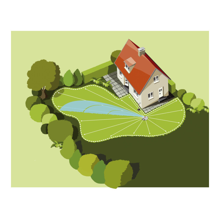 Arroseur multi-surfaces AquaContour automatique GARDENA Comfort