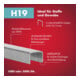 Arrow Fastener Agrafe fil fin H19 acier zingué