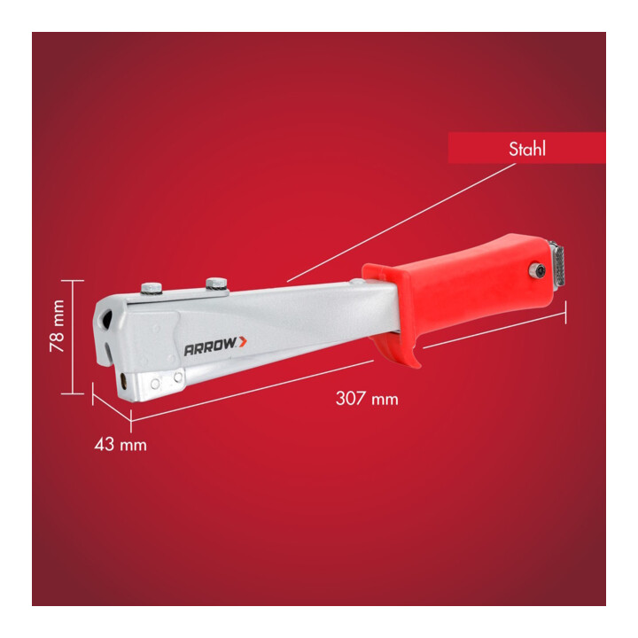 Arrow Fastener Hammertacker HT55 robust rutschfest