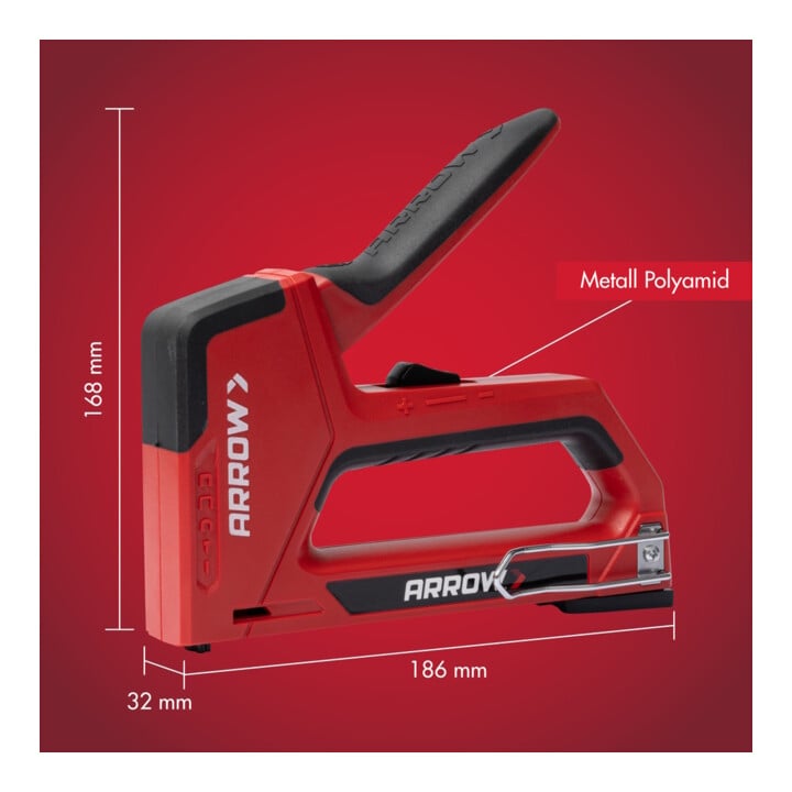 Arrow Handtacker T501 5-in-1 Präzision Leistung