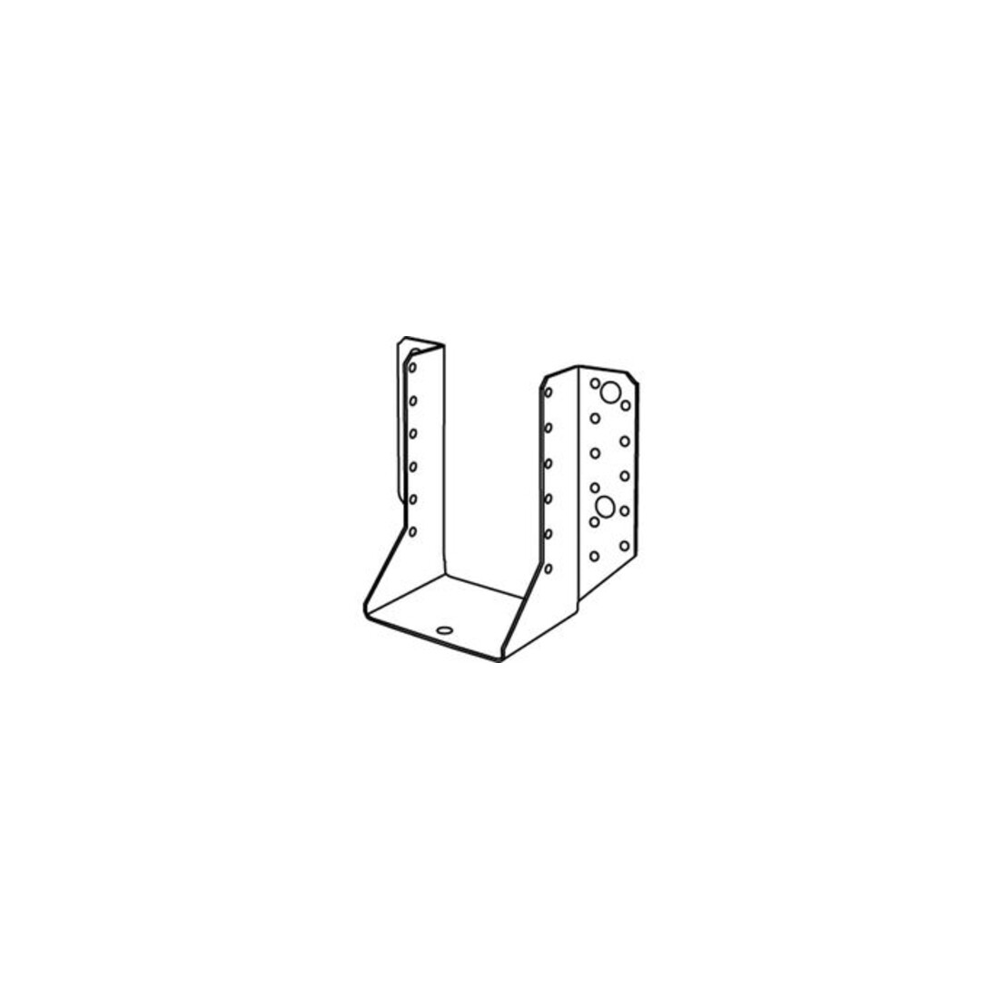 ART 81501 Balkenschuh Stahl Typ A 60 x 100 sendzimirverzinkt FS