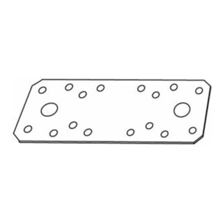 ART 81503 Flachverbinder Stahl 133 x 55 x 2,5 sendzimirverz. FS
