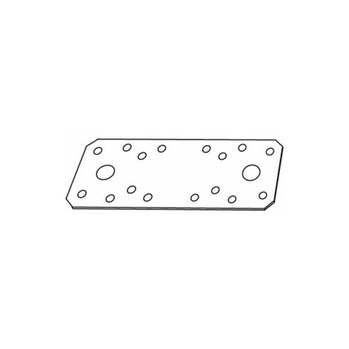 ART 81503 Stier Connecteur plat acier 80 x 40 x 2 zingué sendzimir FS