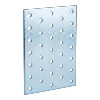ART 81506 Lochplatte Stahl 140 x 100 x 2 sendzimirverz. FS