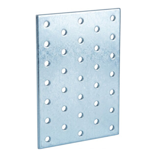 ART 81506 Lochplatte Stahl 300 x 120 x 2 sendzimirverz. FS