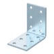 ART 81507 Lochplattenwinkel Stahl 100 x 200 x 100 sendzimirverz. FS
