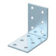 ART 81507 Lochplattenwinkel Stahl 60 x 60 x 50 sendzimirverz. FS