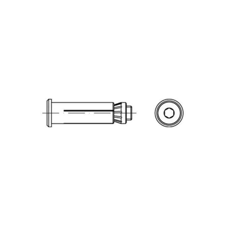 ART 82031 LINDAPTER-Hollo-Bolt A 4 HBSTCSK 08-Größe 1 S