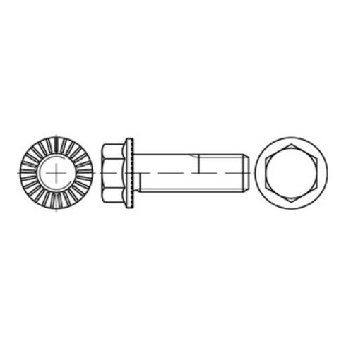 ART 88913 Sechskantschr. Kl. 100 m. Sperr-Ripp, M 16 x 1,5 x 60 S