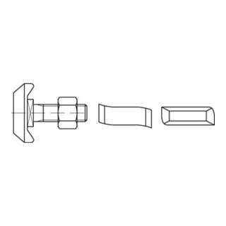 ART 88940 Halfenschr. Typ 40/22 8.8 feuerverzinkt tZn S 4.6