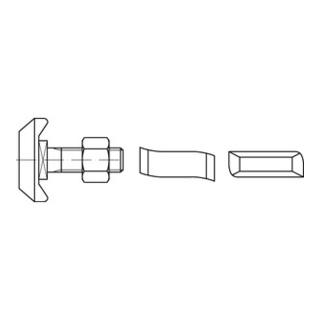 ART 88940 Halfenschr. Typ 40/22 8.8 feuerverzinkt tZn S