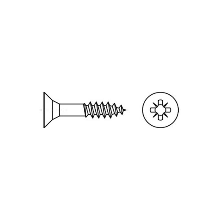 ART 89097 Spanplattenschr. Seko CE A 2 4,5 x 45 -Z Teilgewinde A 2 S