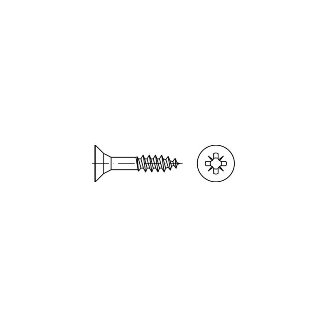 ART 89097 Spanplattenschrauben Seko CE A 2-Z Teilgewinde A 2 S