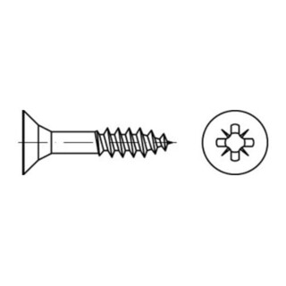ART 89097 Spanplattenschrauben Senkkopf CE Z galvanisch verzinkt gal Zn S