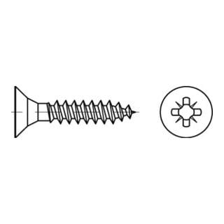 ART 89097 Spanplattenschrauben Senkkopf CE St.-Z galvanisch verzinkt gal Zn S