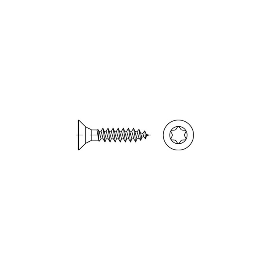 ART 89098 Spanplattenschraube Seko CE, Vollgewinde, Edestahl A2