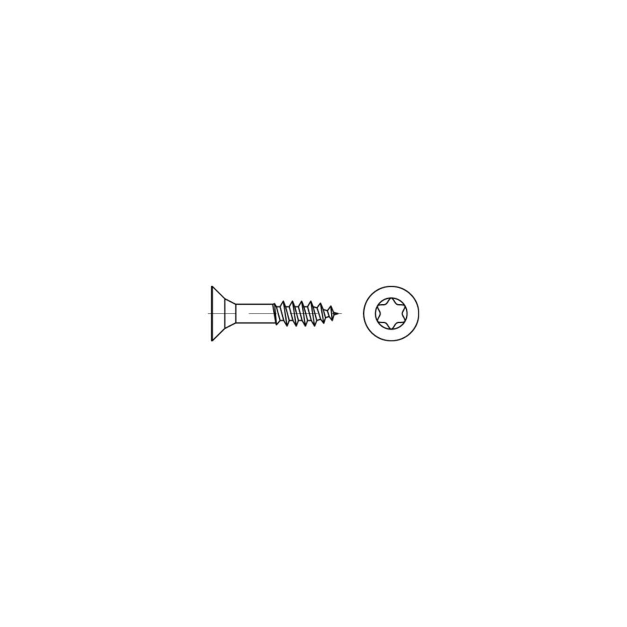 ART 89098 Spanplattenschr. Seko CE A 2 6 x 80 -T25 Teilgewinde A 2 S ; Industrial Quality Supplies