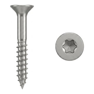 ART 89098 Spanplattenschraube Seko CE, Teilgewinde, Edestahl A2