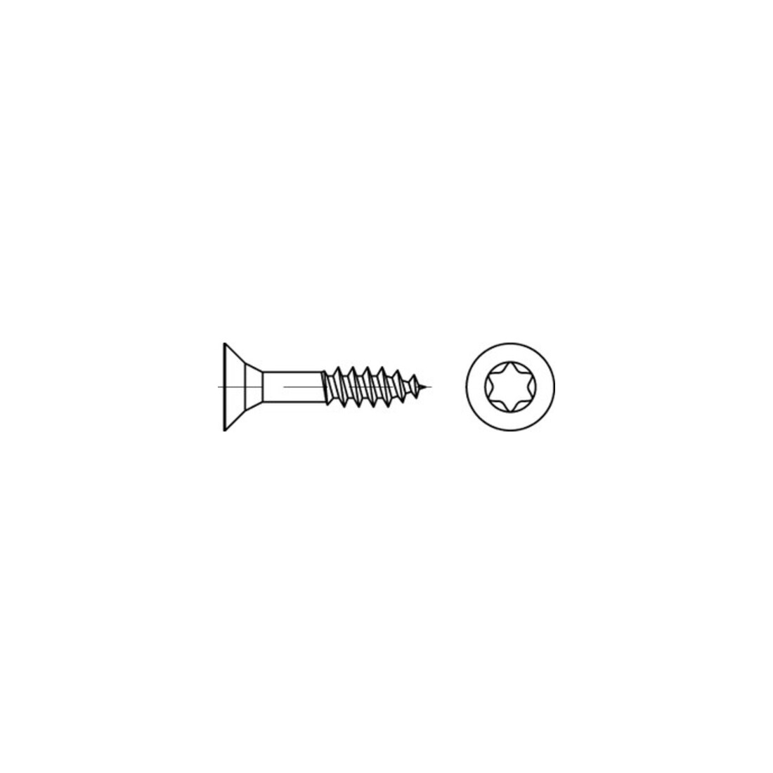 ART 89098 Spanplattenschraube Seko CE, Teilgewinde, Edestahl A2