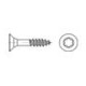 ART 89098 Spanplattenschrauben Senkkopf CE St. 5 x 60/36 -T25 gal ZnC gal ZnC S