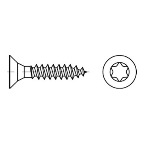ART 89098 Spanplattenschrauben Senkkopf CE St. 6 x 40 -T30 gal ZnC gal ZnC S