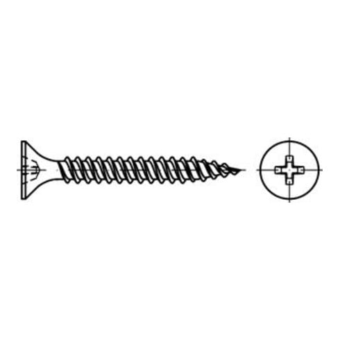 ART 89151 Schnellbauschraube Stahl H phosphatiert FS