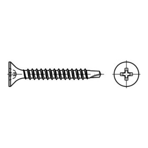 ART 89152 Schnellbauschraube Stahl phosphatiert FS