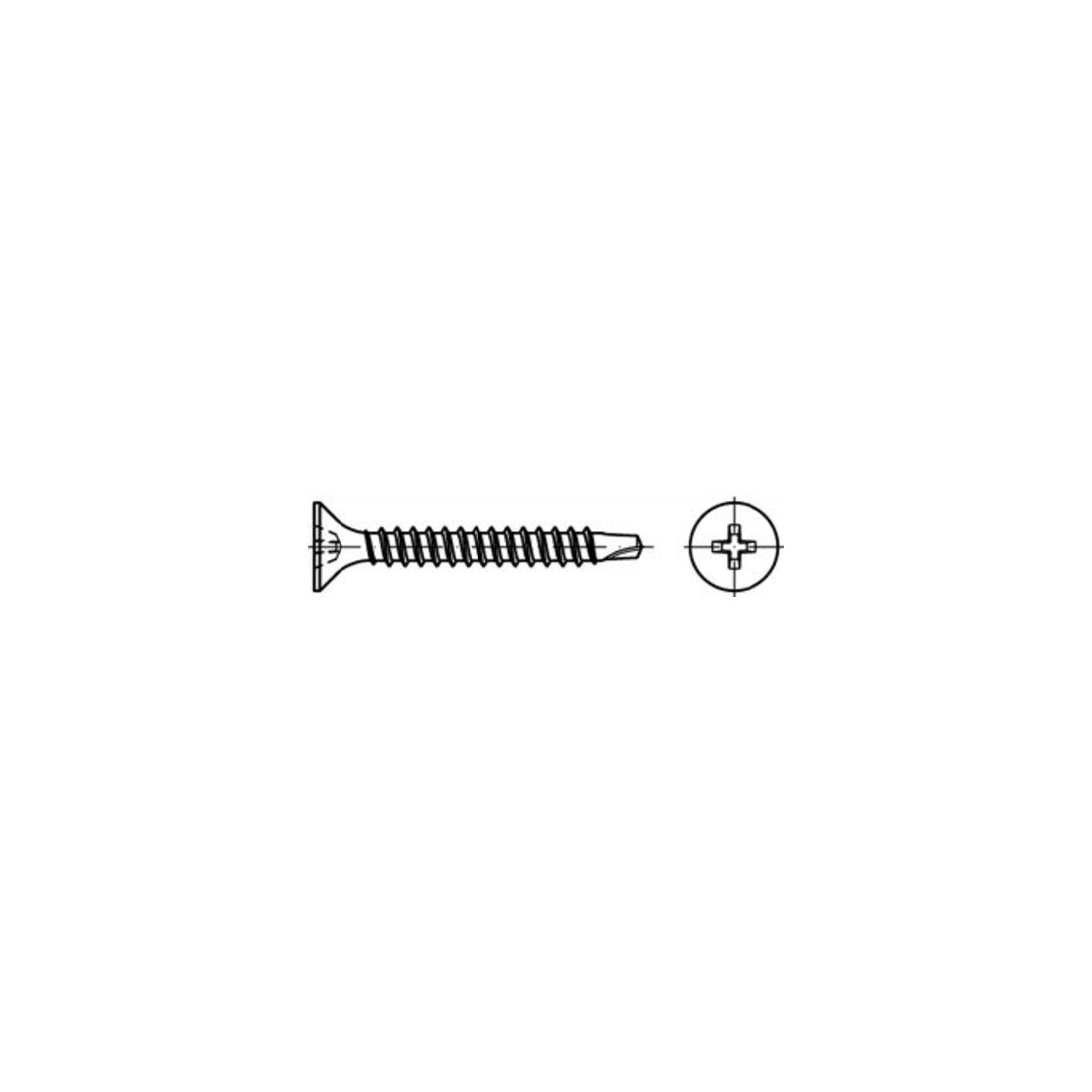 ART 89152 Schnellbauschraube Stahl phosphatiert FS