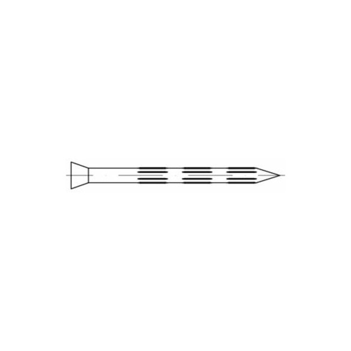 ART 89805 Stahlrillennägel Stahl 2,7 x 40 galv. verzinkt gal Zn FS