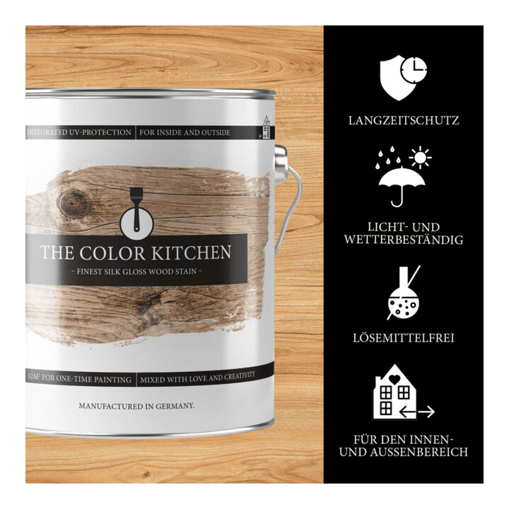 AS Creation Holzlasur The Color Kitchen Kiefer seidenglänzend wetterfest 2,5 l
