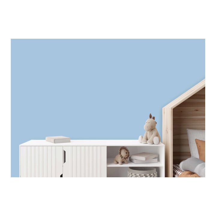 AS Creation Wandfarbe The Color Kitchen Soft Sky Blau Matt 2,5 l Hohe Deckkraft