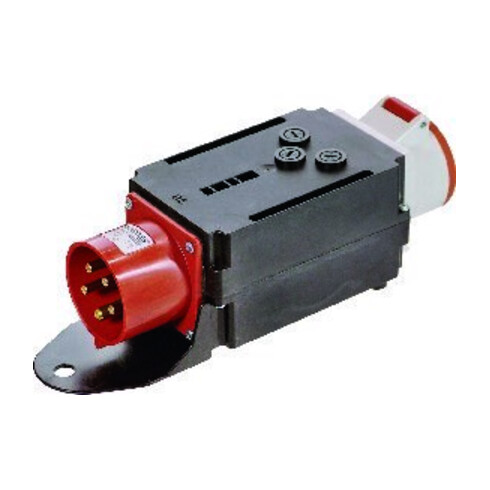 as-Schwabe Adaptateur MIXO 32 vers 16A avec fusibles CEE 400V