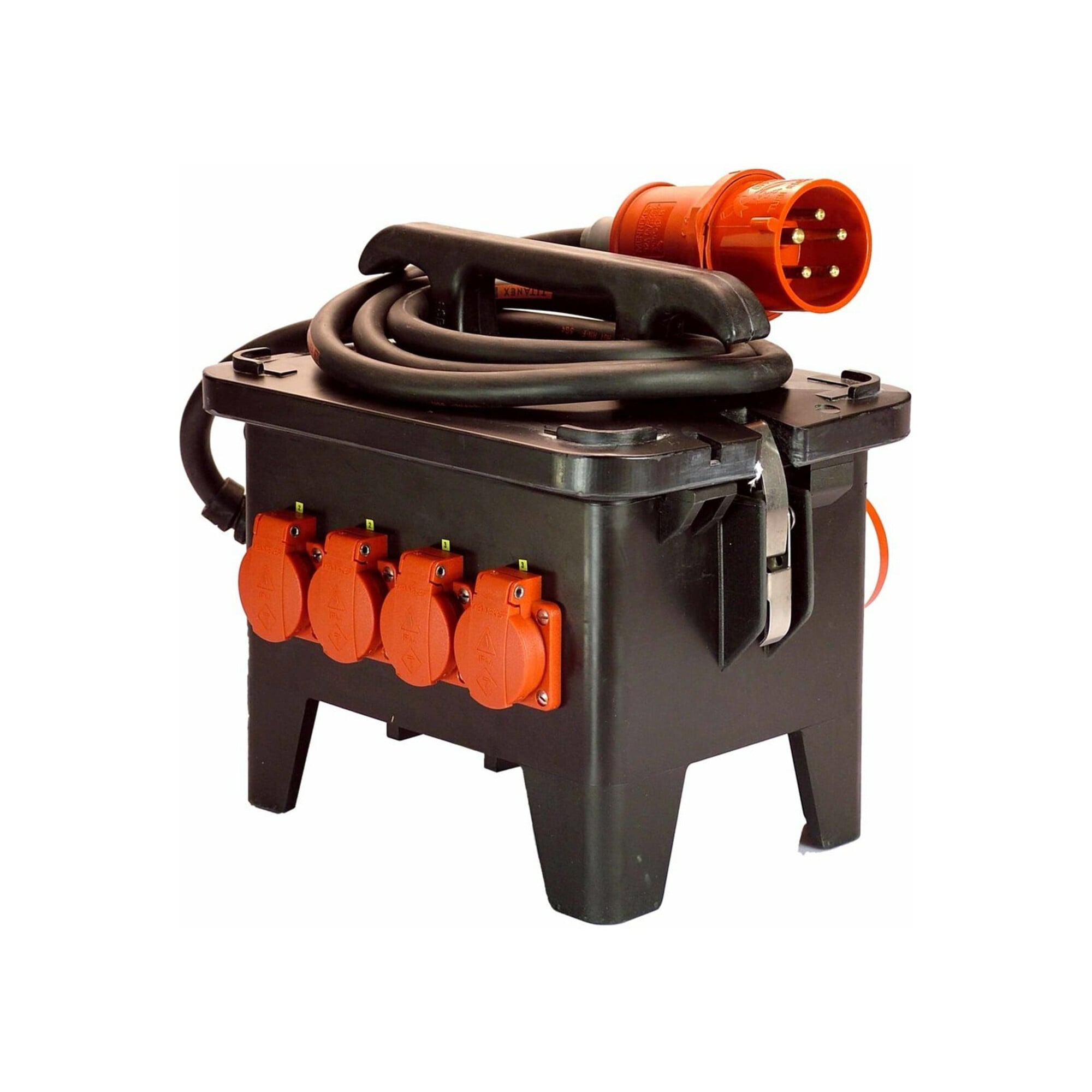 as-Schwabe Baustellen-Stromverteiler M2 400V aus Vollgummi ; as - Schwabe